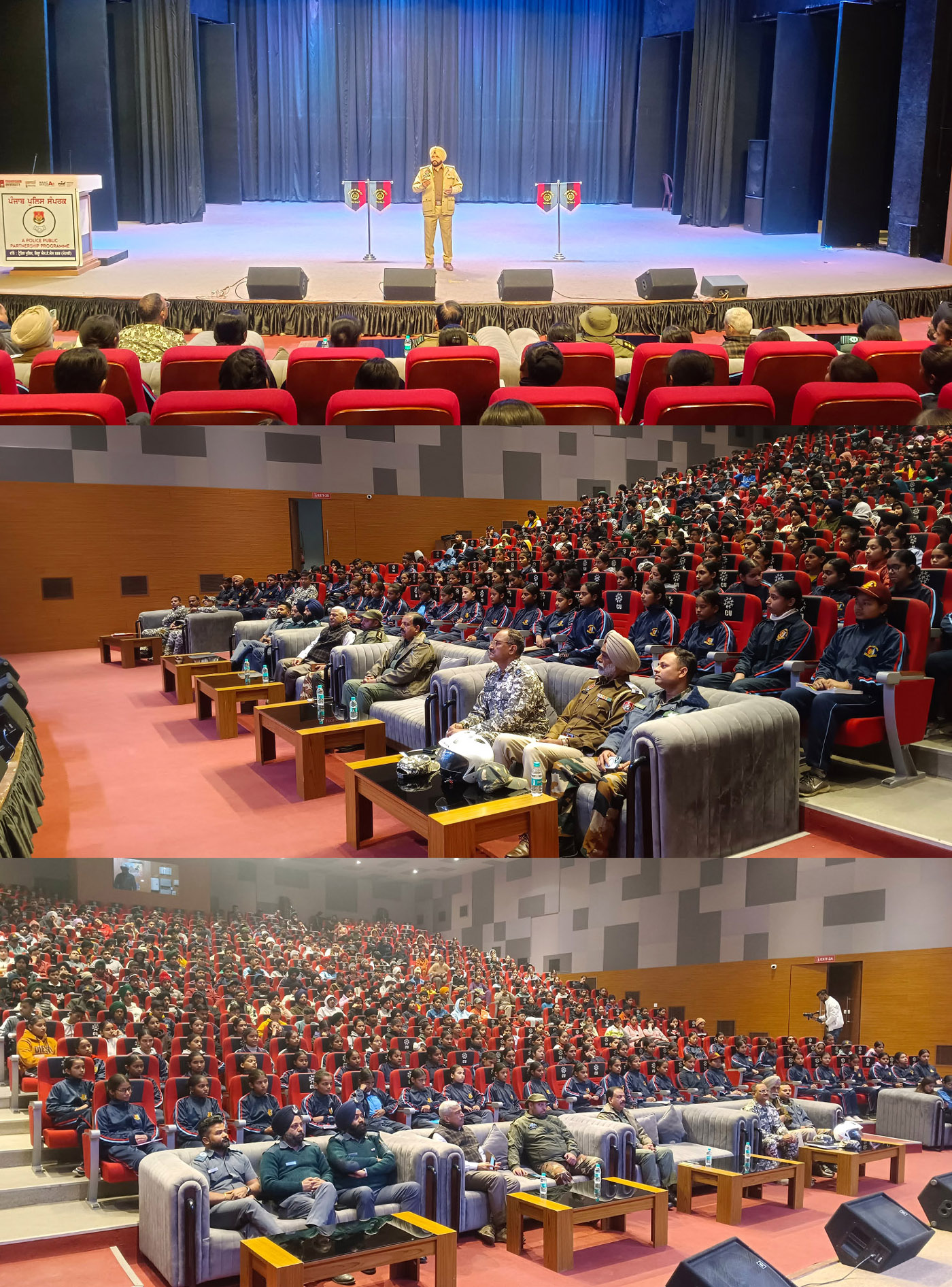 Traffic Police made students aware about drug de-addiction and following traffic rules at Chandigarh University, Ghandua